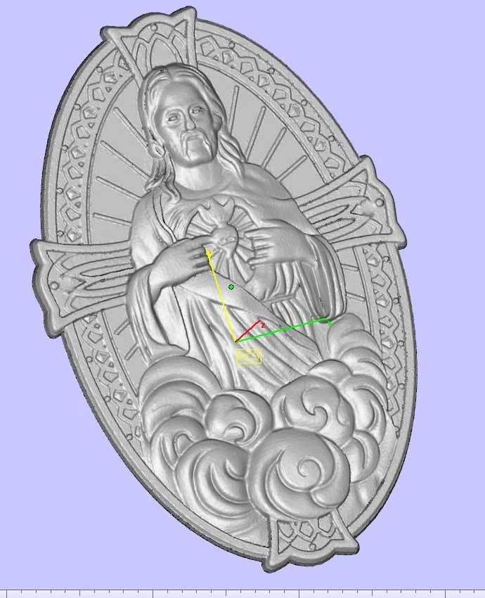 saint icon 1 3D Print Model .c4d .max .obj .3ds .fbx .stl .blend 