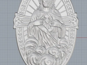 saint icon 1 3D Print Model