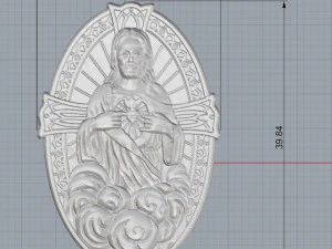 saint icon 1 3D Print Model