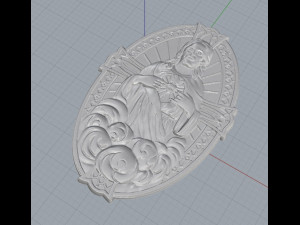 saint icon 1 3D-printmodel