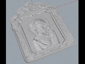 saint icon 2 3D Print Model