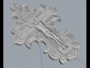 saint cross 3Dプリントモデル
