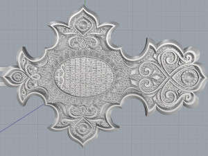 saint cross 3D-printmodel