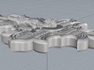 saint cross 3D-printmodel