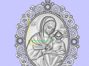 saint icon 3 3D Print Model