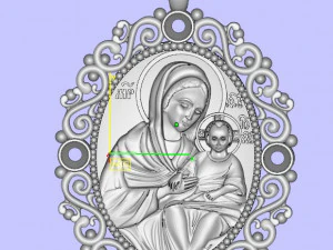 ікона святого 3 3D Принт Модель