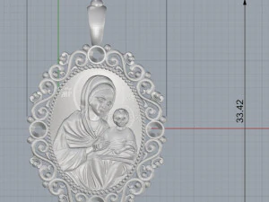 saint icon 3 3D Print Model