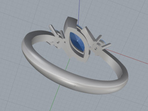 ring 2 3Dプリントモデル