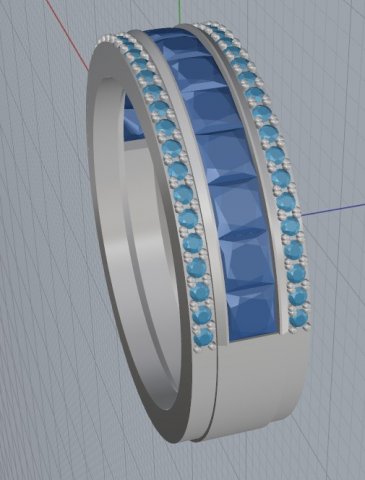 ring 3D Print Model .c4d .max .obj .3ds .fbx .stl .blend