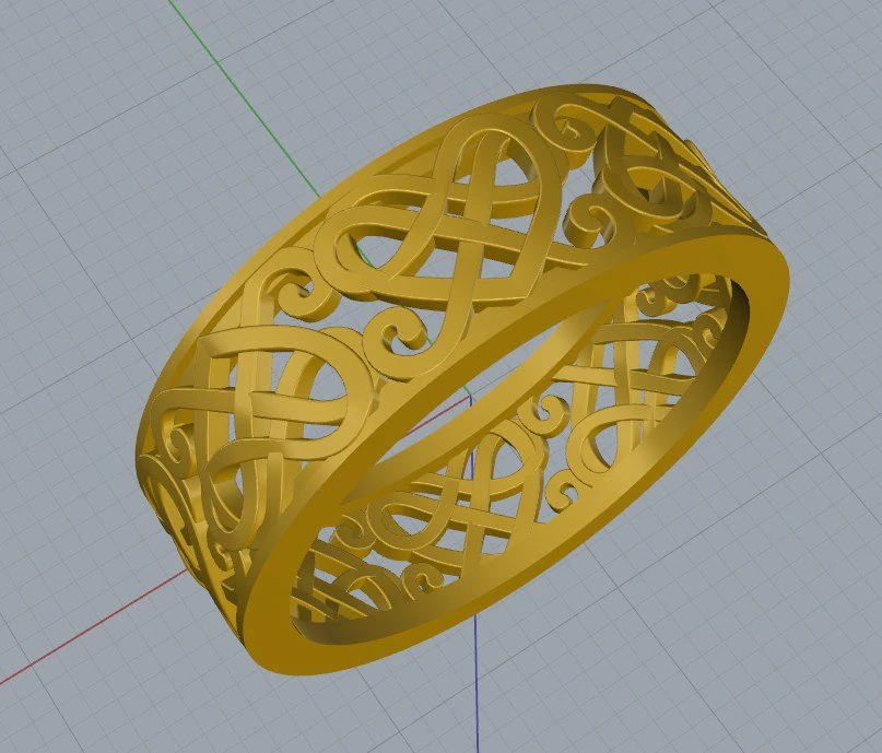 ring 3 3D Print Model .c4d .max .obj .3ds .fbx .stl .blend 