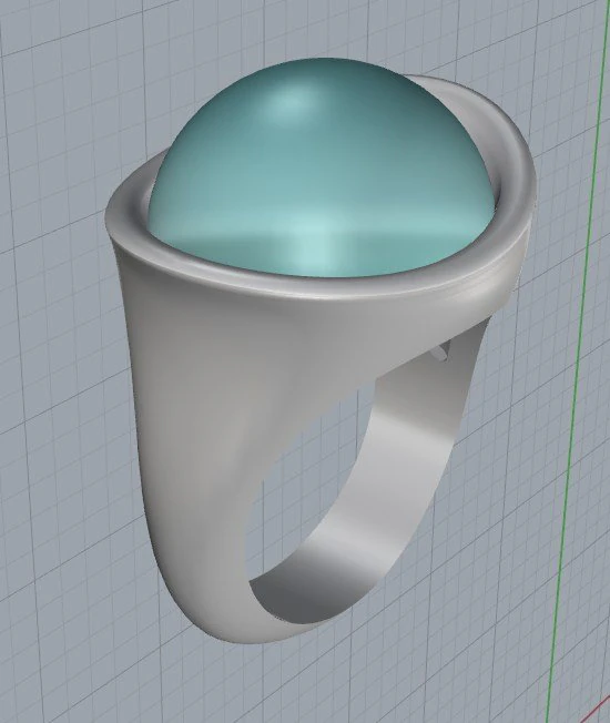 cupola ring 3D Print Model .c4d .max .obj .3ds .fbx .stl .blend 
