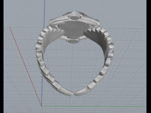 cupola ring 3Dプリントモデル