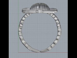 cupola ring 3Dプリントモデル