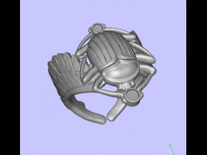 scarab ring 3D Принт Модель