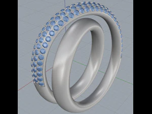 spiral ring 3D Print Model