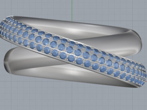 spiral ring 3D Принт Модель