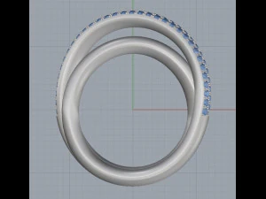 spiral ring 3D Print Model