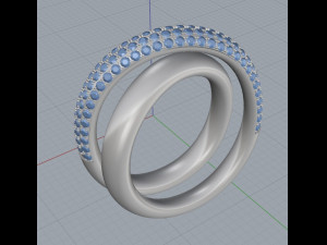 spiral ring 3D Принт Модель