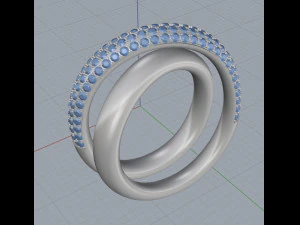 spiral ring 3D Print Model