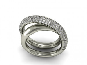spiral ring 3D Принт Модель