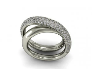 spiral ring 3D Print Model