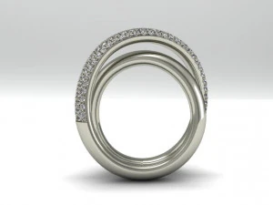 spiral ring 3D Print Model