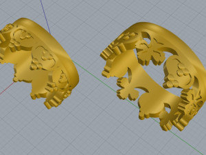 wedding rings Modèles 3D en vedette