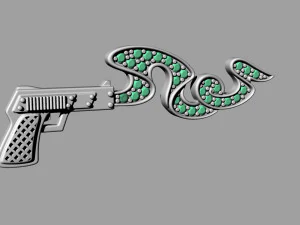 з димом 3D Принт Модель