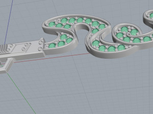 with smoke 3D printmodel