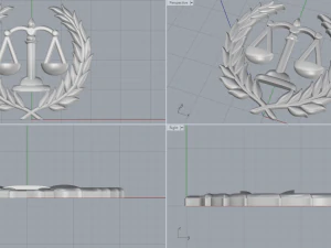scales and spikelets 3D Print Model