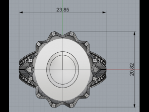 ring with ametrine oval Modello di stampa 3D