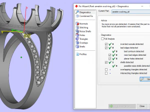 ring with ametrine oval 3D Print Model