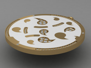pendant coin with drops 3Dプリントモデル