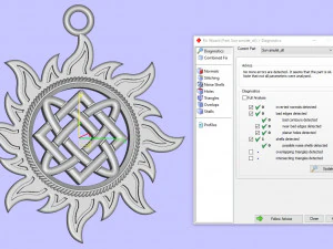 sun amulet 3D Print Model