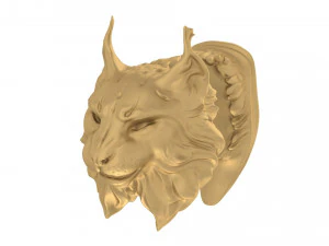 lince con coltello garda Modello di stampa 3D