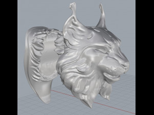 lynx with knife garda Model Cetak 3D