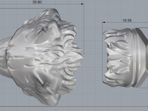 lynx with knife garda Model Cetak 3D