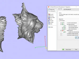 lynx with knife garda 3D Print Model