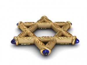 star of david 3D Baskı Modeli