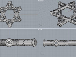 star of david 3D Baskı Modeli