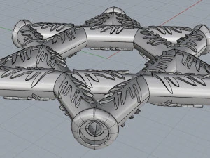 star of david 3D Print Model