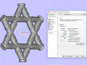 star of david 3D Print Model
