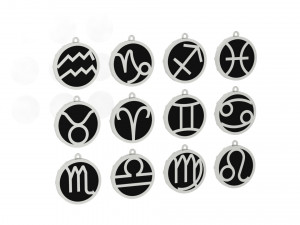 zodiac pendants with onix 3Dプリントモデル