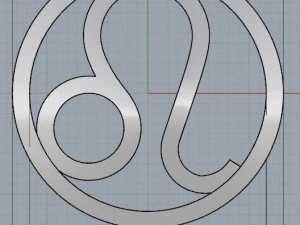 zodiac pendants with onix 3D Print Model
