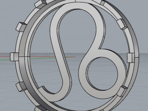 zodiac pendants with onix Modello di stampa 3D