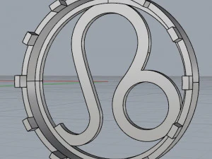 zodiac pendants with onix 3D Print Model