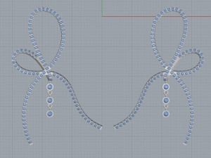 earrings knots 3D Print Model