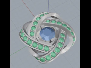 серьги вершина 3D Принт Модель