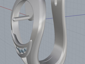earrings with pearls 3D Print Model