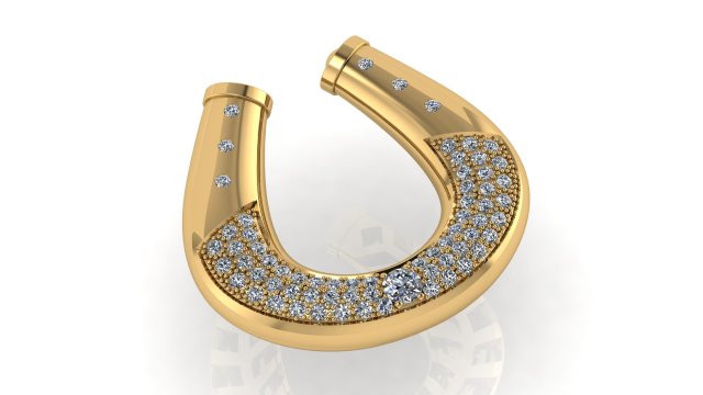 horseshoe 3D 打印模型 .c4d .max .obj .3ds .fbx .stl .blend 